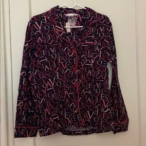 NWT Victoria’s Secret sleepwear button up size: S
